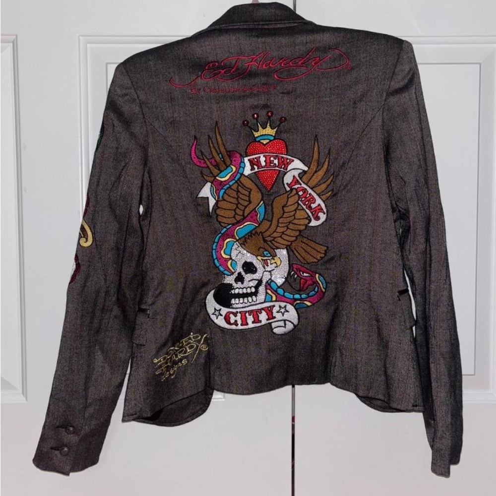 ed hardy blazer with beautiful design